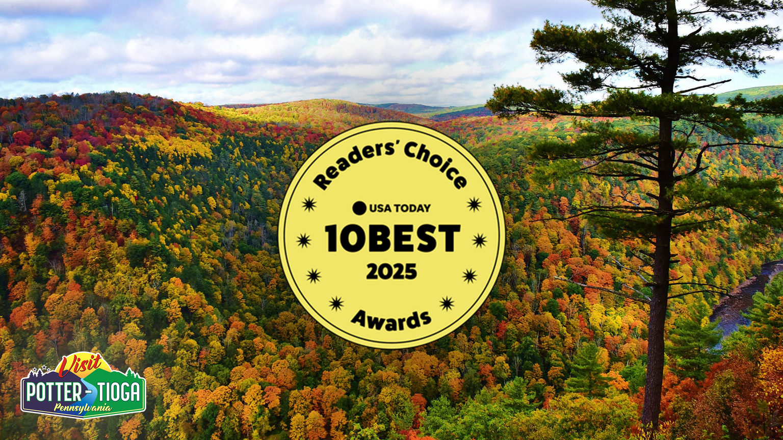 Pennsylvania’s Potter-Tioga Region Named a Top Five Fall Destination by USA TODAY